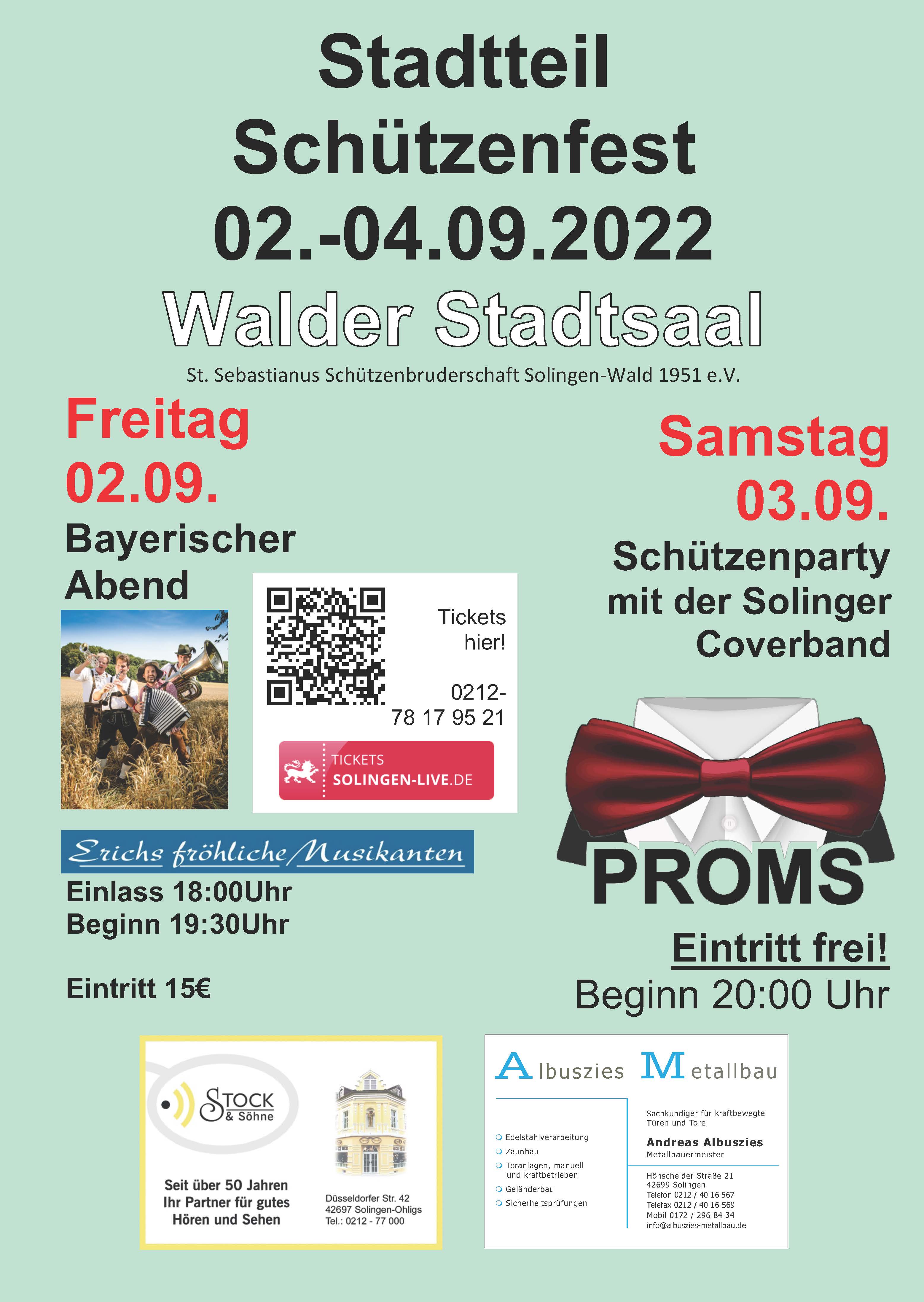 2022 08 23 SG Wald Schutzenfest Wald 2022