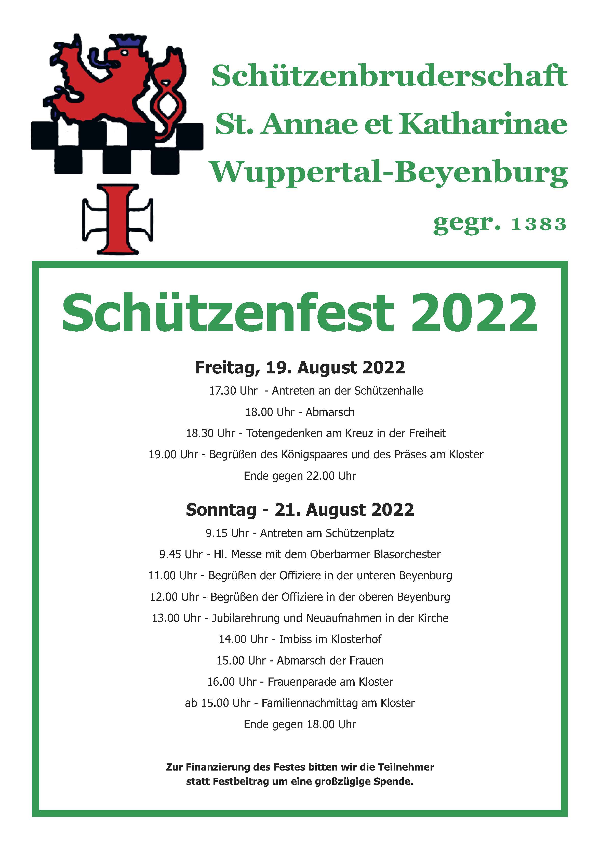 Plakat Schutzenfest 2022 1